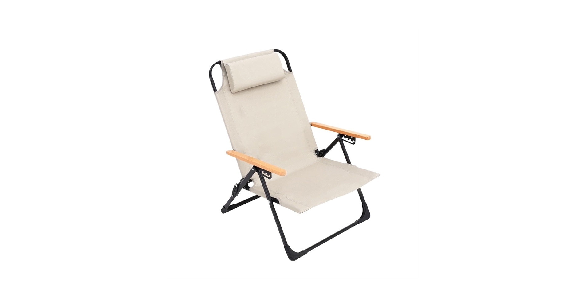 【4脚セット】HITORHIKE アウトドアチェア ヘッドレスト付き 折りたたみ Hill Stone アウトドアチェア リクライニングチェア ハイバック